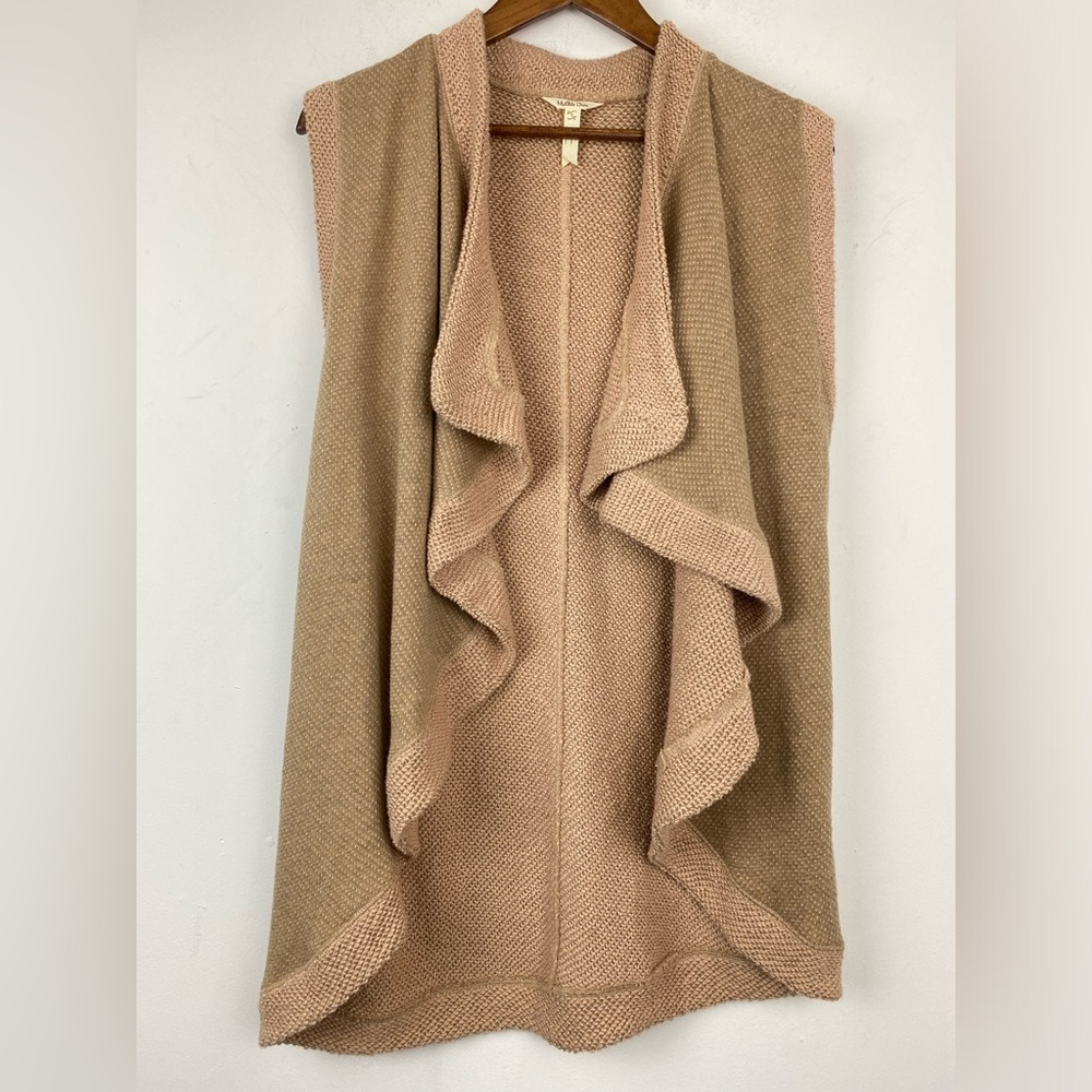 Matilda Jane size Small Women’s Sooner Or Later Open Front Sweater Vest